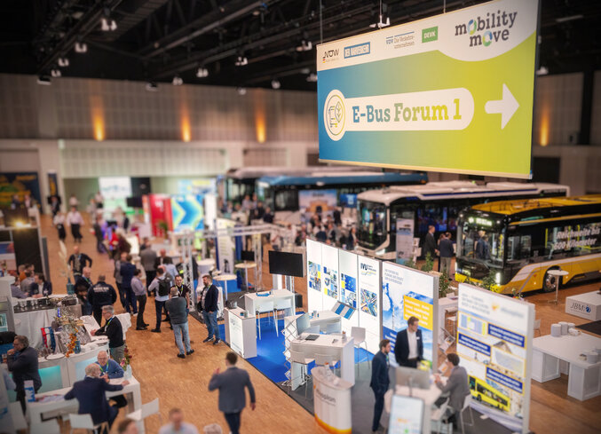 IVU Traffic Technologies - mobility move 2025 Messe Dienstplanung Elektrobus