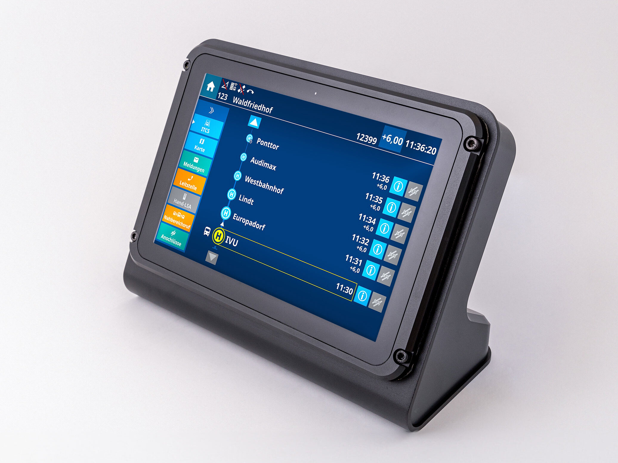 Bordrechnersoftware IVU.cockpit für Busse und Züge