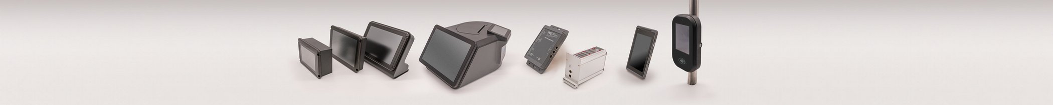 Bordsysteme – Hardware-Lösungen für Linienbus, Zug und Tram. Bordrechner, Fahrscheinkontrollgeräte, Schnittstellenlösungen und mehr.