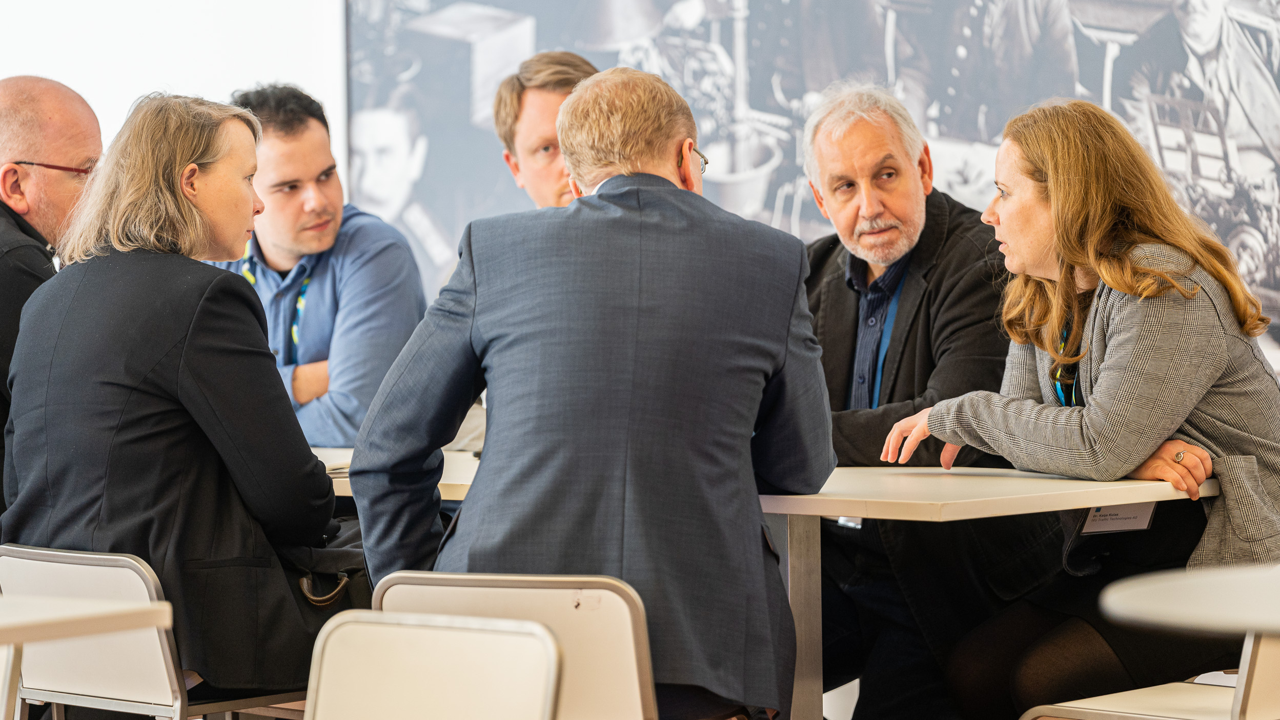 User Group Besprechung, um die Kundenzufriedenheit zu steigern