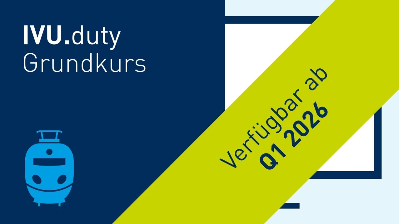 IVU.duty Grundkurs - Schulung zu Dienstplanung in Eisenbahnbetrieben