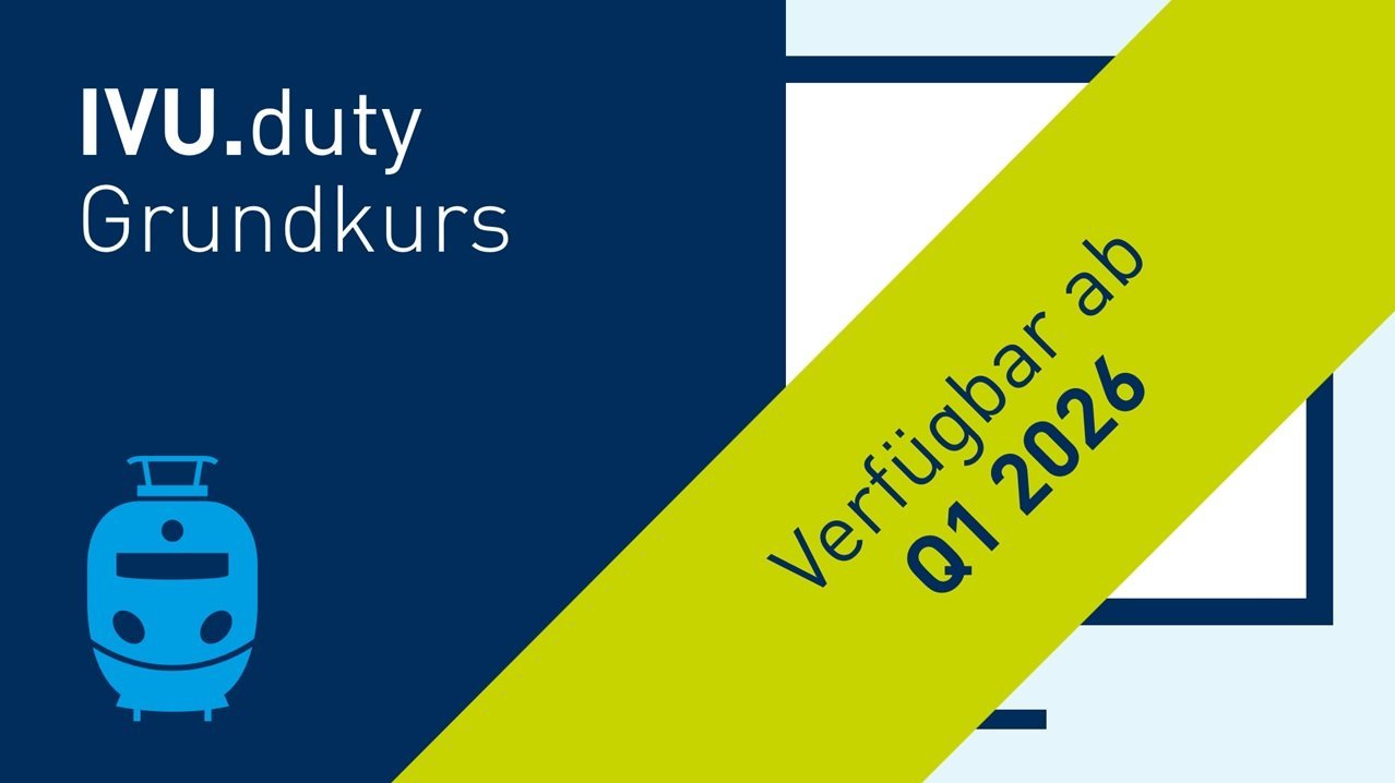 IVU.duty Grundkurs - Schulung zu Dienstplanung in Eisenbahnbetrieben