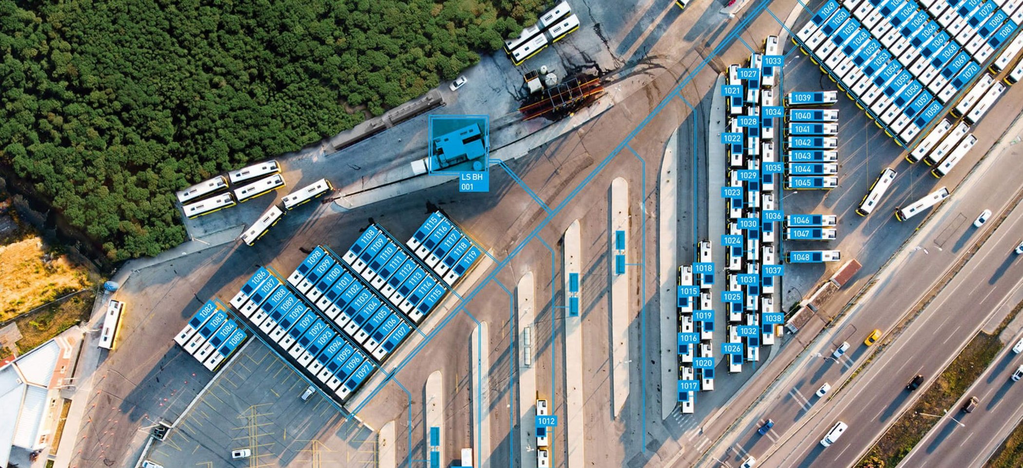 Betriebshofmanagementsystem für Elektrofahrzeuge von Verkehrsunternehmen