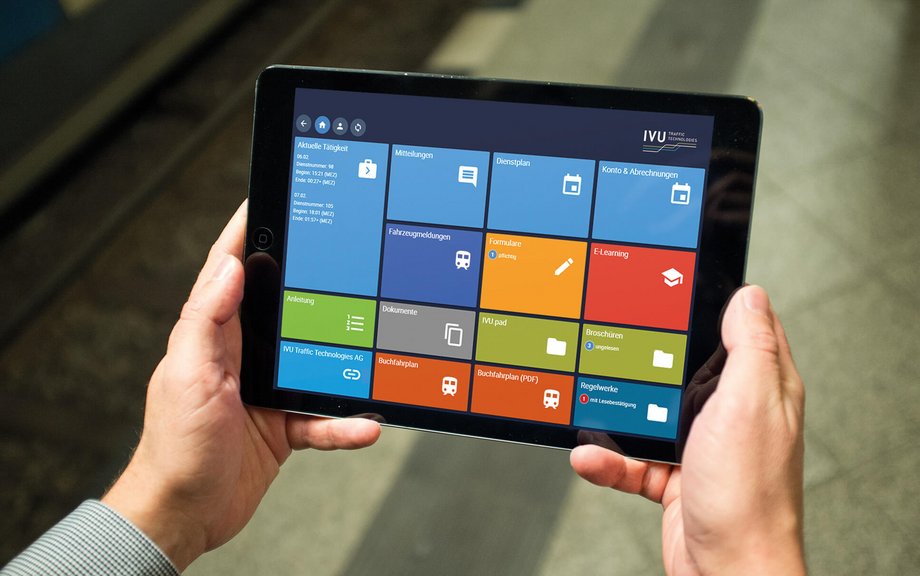 IVU.pad als mobiler Arbeitsplatz
