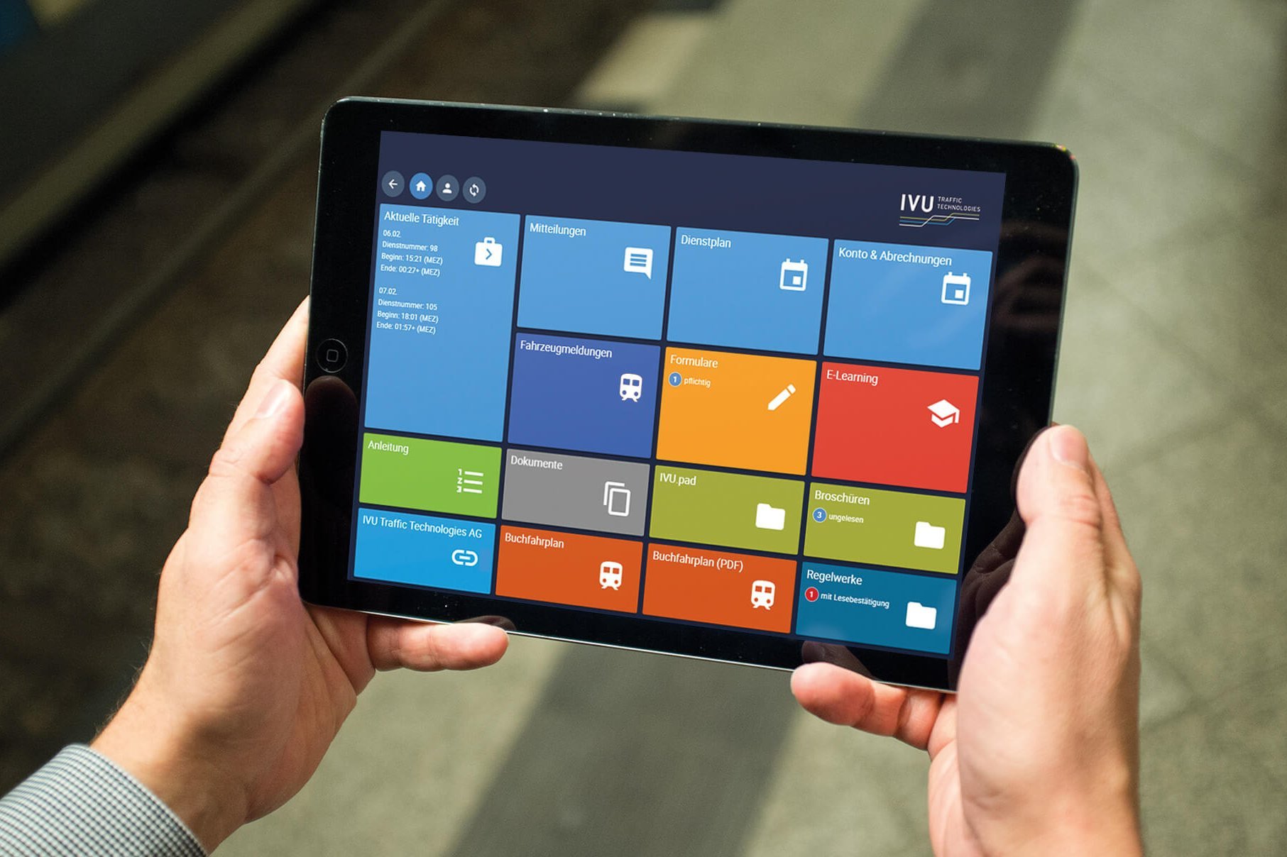 IVU.pad als mobiler Arbeitsplatz