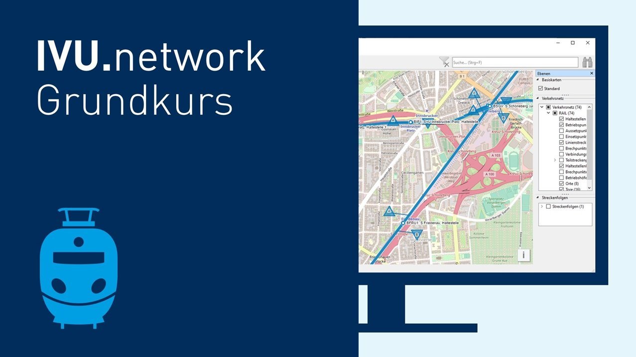 IVU.network Grundkurs - Schulung zu Netzplanung in Eisenbahnbetrieben