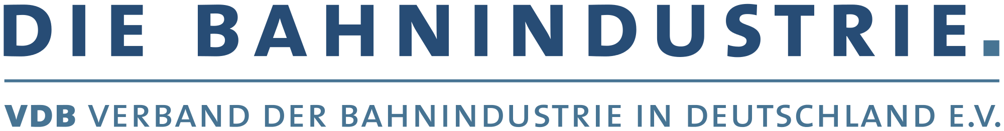 Verband der Bahnindustrie Logo
