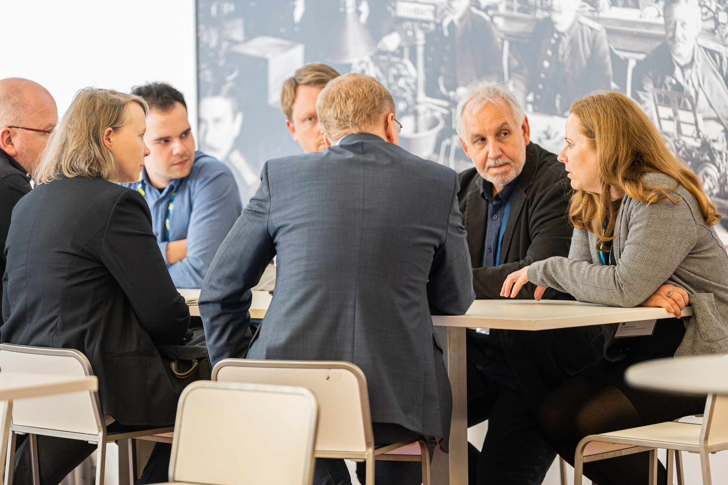 User Group Besprechung, um die Kundenzufriedenheit zu steigern