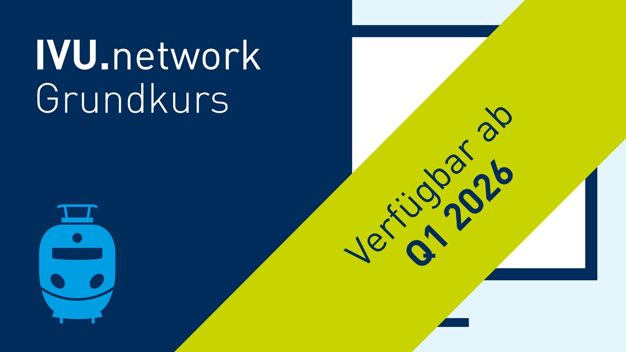 IVU.network Grundkurs - Schulung zu Netzplanung in Eisenbahnbetrieben
